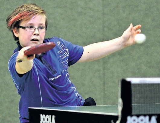 Kämpferisch: Hannah Marek gewann drei ihrer sechs Spiele erst im fünften Satz. Foto: Artur Worobiow