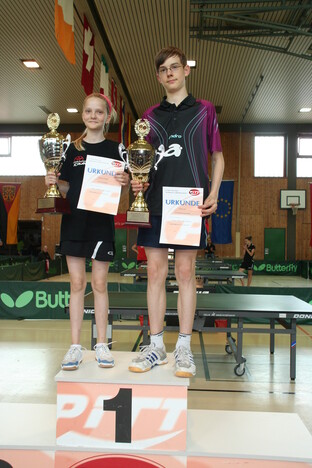 die beiden besten Spieler des Turniers