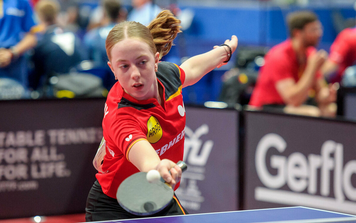 Josephina Neumann und Lorena Morsch gewinnen bei der Jugend-EM in Belgrad Bronze Hessischer Tischtennis-Verband